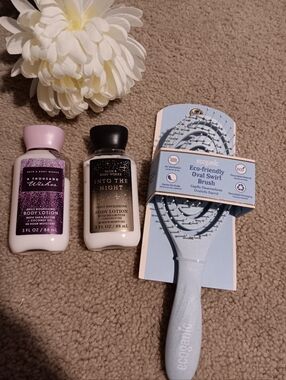 Bath & Body Works Body Lotion & Eco-Friendly Brush. New